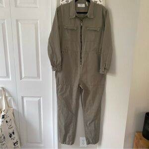 One Teaspoon Free People Boiler Suit Jumpsuit Utility Khaki Green Sz Small